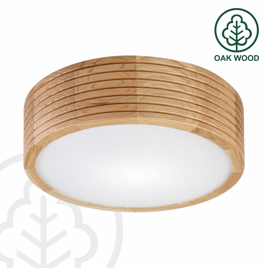 BRILAGI - LED-Deckenleuchte CARVALHO MODERN 1xE27/60W/230V Ø 27,5 cm Eiche