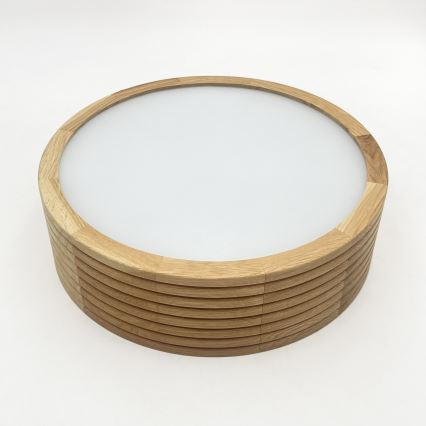 BRILAGI - LED-Deckenleuchte CARVALHO MODERN 1xE27/60W/230V Ø 27,5 cm Eiche