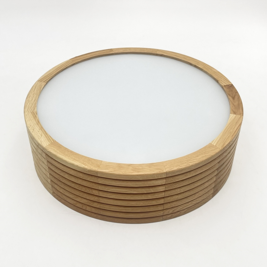 BRILAGI - LED-Deckenleuchte CARVALHO MODERN 1xE27/60W/230V Ø 27,5 cm Eiche