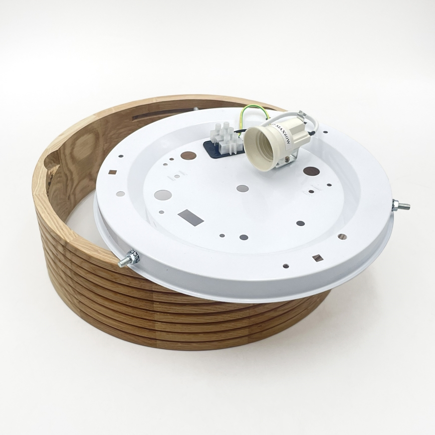 BRILAGI - LED-Deckenleuchte CARVALHO MODERN 1xE27/60W/230V Ø 27,5 cm Eiche