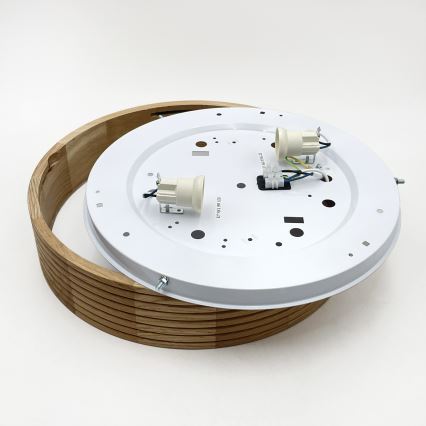 Brilagi - LED-Deckenleuchte CARVALHO MODERN 2xE27/60W/230V Ø 37,5 cm Eiche