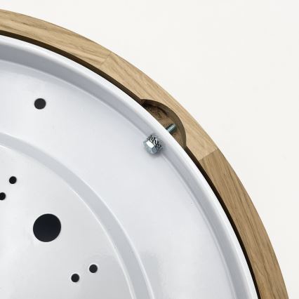 Brilagi - LED-Deckenleuchte CARVALHO MODERN 2xE27/60W/230V Ø 37,5 cm Eiche