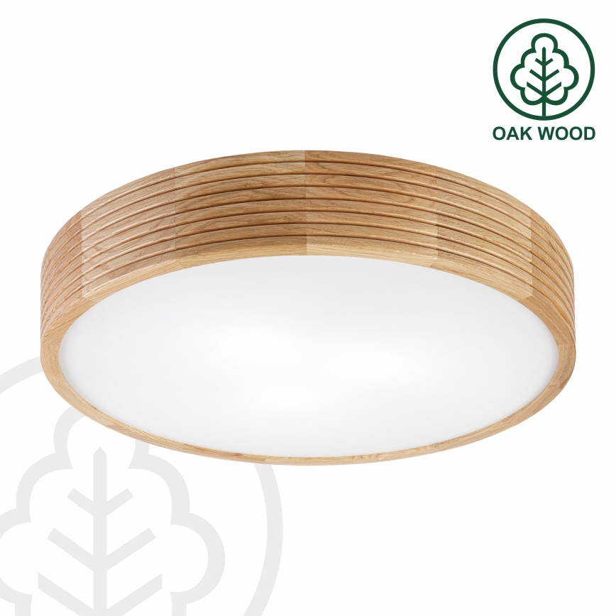 BRILAGI - LED-Deckenleuchte CARVALHO MODERN 3xE27/60W/230V Ø 47,5 cm Eiche
