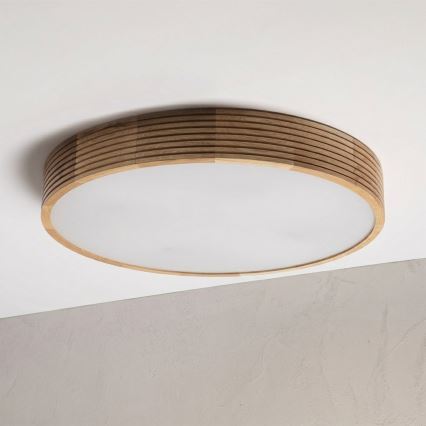 Brilagi - LED Deckenleuchte CARVALHO MODERN 4xE27/60W/230V Eiche Ø 57,5 cm
