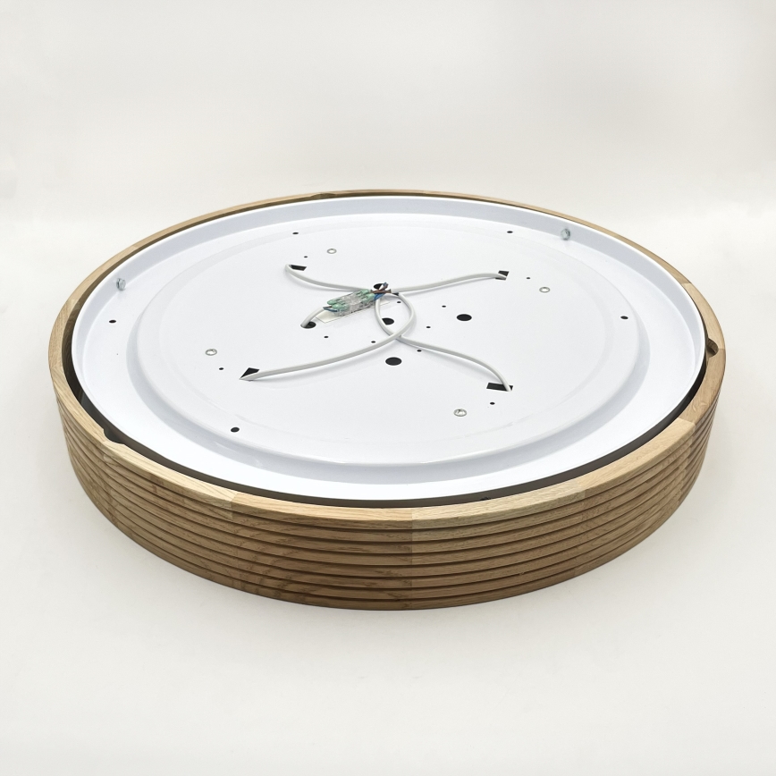 Brilagi - LED Deckenleuchte CARVALHO MODERN 4xE27/60W/230V Eiche Ø 57,5 cm