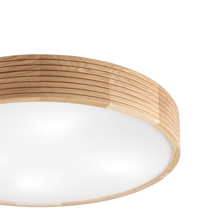 Brilagi - LED Deckenleuchte CARVALHO MODERN 4xE27/60W/230V Eiche Ø 57,5 cm