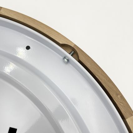 Brilagi - LED Deckenleuchte CARVALHO MODERN 4xE27/60W/230V Eiche Ø 57,5 cm