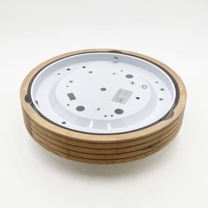 Brilagi - LED-Deckenleuchte CARVALHO MODERN SLIM 1xE27/60W/230V Ø 27,5 cm Eiche