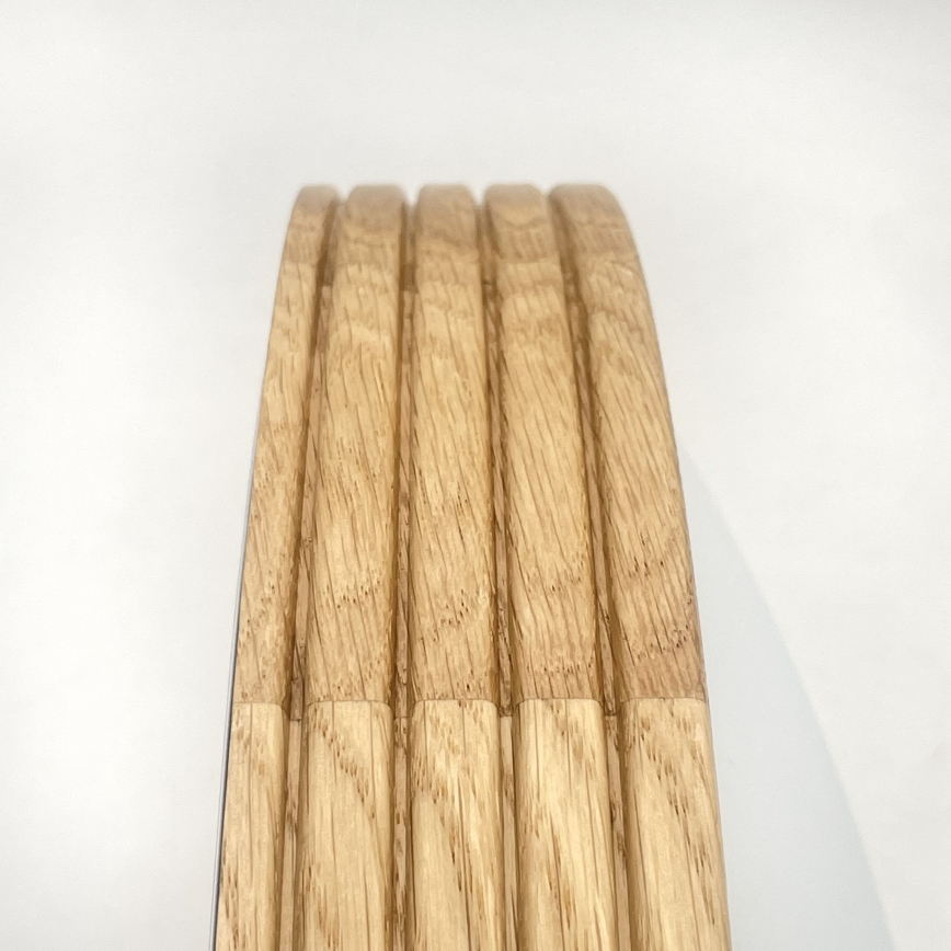 Brilagi - LED-Deckenleuchte CARVALHO MODERN SLIM 1xE27/60W/230V Ø 27,5 cm Eiche