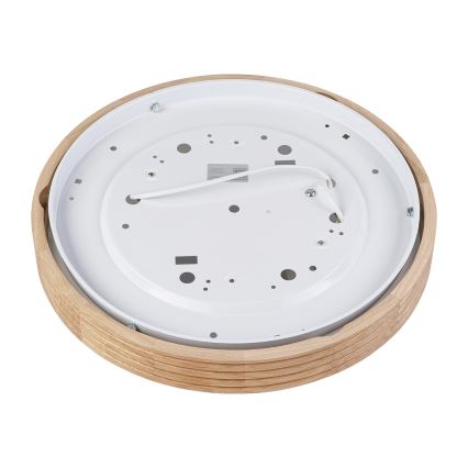 Brilagi - LED-Deckenleuchte CARVALHO MODERN SLIM 2xE27/60W/230V Ø 37,5 cm Eiche