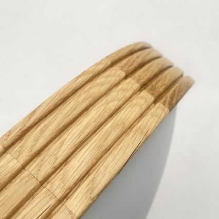 Brilagi - LED-Deckenleuchte CARVALHO MODERN SLIM 3xE27/60W/230V Ø 47,5 cm Eiche