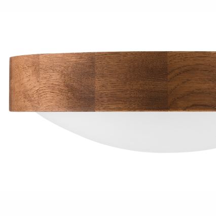 Brilagi - LED-Deckenleuchte CARVALHO SLIM 1xE27/60W/230V Eiche Kirsche d 27 cm