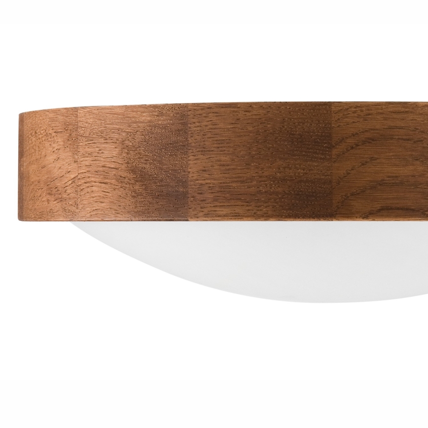 Brilagi - LED-Deckenleuchte CARVALHO SLIM 1xE27/60W/230V Eiche Kirsche d 27 cm
