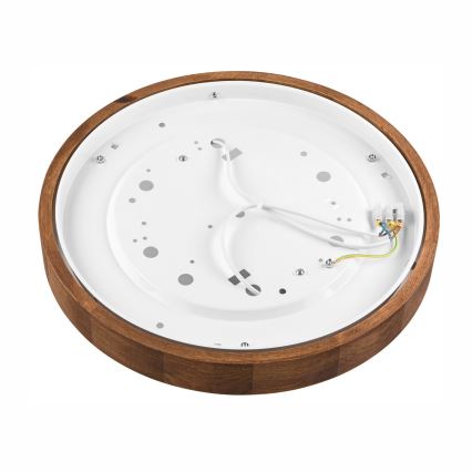Brilagi - LED-Deckenleuchte CARVALHO SLIM 2xE27/15W/230V Eiche/Kirsche Ø 37 cm
