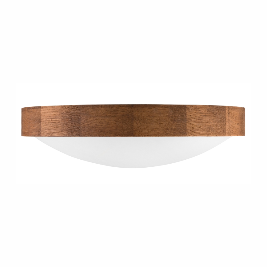 Brilagi - LED-Deckenleuchte CARVALHO SLIM 2xE27/60W/230V Eiche Kirsche d 37 cm