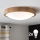 Brilagi - LED Deckenleuchte CARVALHO SLIM 2xE27/60W/230V Eiche Ø 37 cm