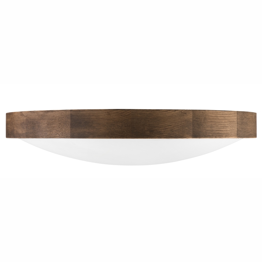 Brilagi - LED-Deckenleuchte CARVALHO SLIM 3x E27/15W/230V Eiche/Nussbaum Ø 47 cm