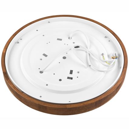 Brilagi - LED Deckenleuchte CARVALHO SLIM 3xE27/15W/230V Eiche/Kirsche Ø 47 cm