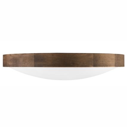 Brilagi - LED Deckenleuchte CARVALHO SLIM 3xE27/60W/230V Eiche Nussbaum Ø 47 cm