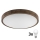 Brilagi - LED Deckenleuchte CARVALHO SLIM 3xE27/60W/230V Eiche Nussbaum Ø 47 cm