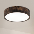 Brilagi - LED-Deckenleuchte CARVALHO SMOKEY LED/36 W/230 V Eiche Ø 37,5 cm