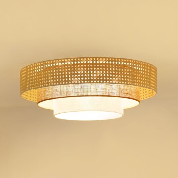 Brilagi - LED-Deckenleuchte CEDAR LUNETA LED/26W/230V beige/braun/cremefarben