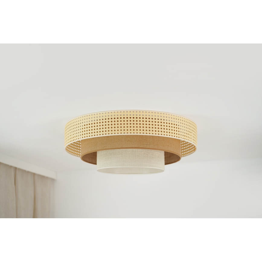 Brilagi - LED-Deckenleuchte CEDAR LUNETA LED/26W/230V beige/braun/cremefarben