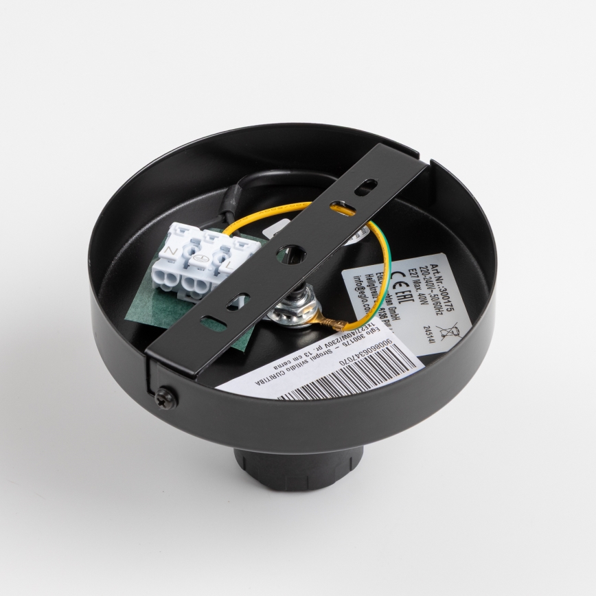 Brilagi - LED-Deckenleuchte CERIA WIRE 1xE27/40W/230V Ø 30 cm schwarz