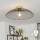 Brilagi - LED-Deckenleuchte CERIA WIRE 1xE27/40W/230V Ø 60 cm schwarz/Eiche