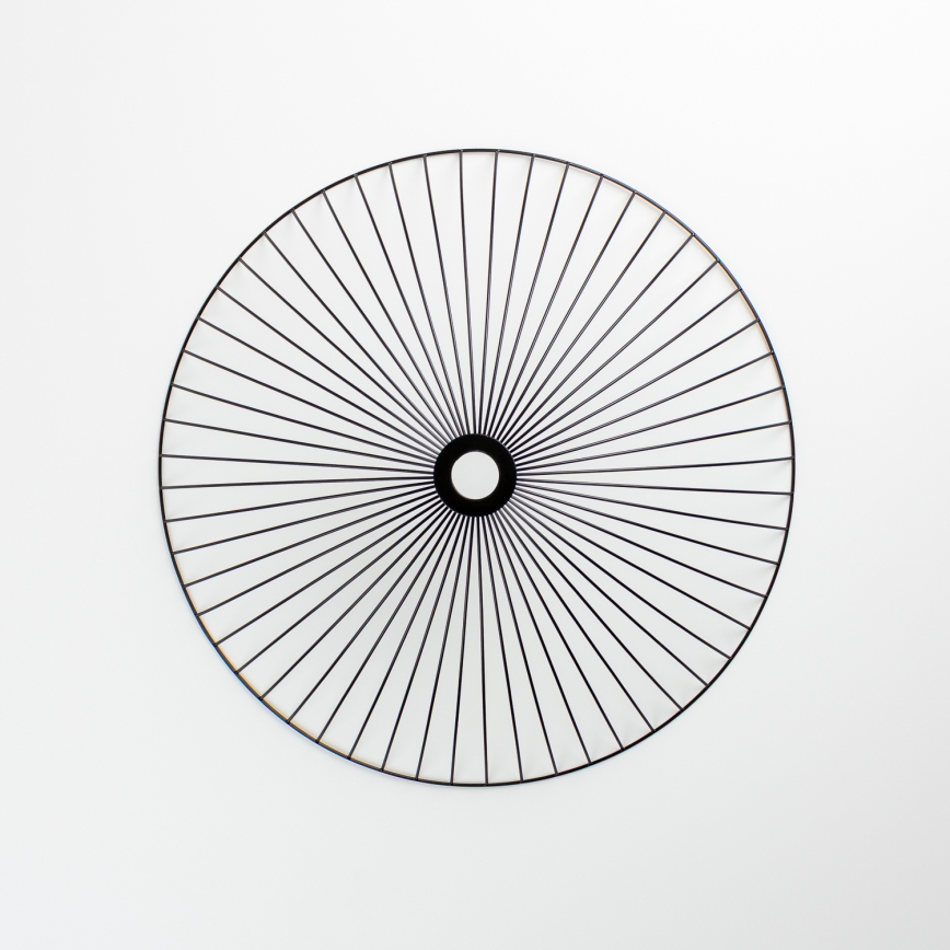 Brilagi - LED-Deckenleuchte CERIA WIRE 1xE27/40W/230V Ø 60 cm schwarz/Eiche