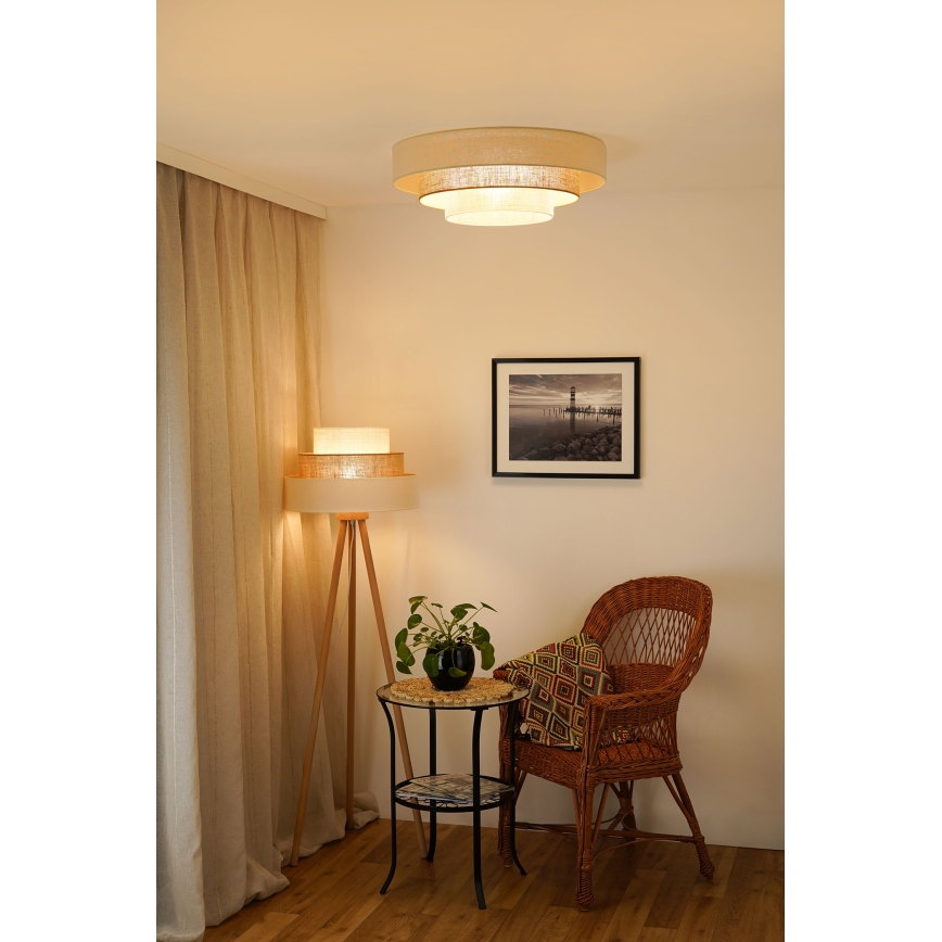 Brilagi - LED-Deckenleuchte DENVER LUNETA LED/12W/230V d 60 cm 3000K/4000K/6400K beige/cremefarben