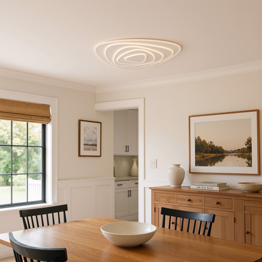 Brilagi - Dimmbare LED-Deckenleuchte MODERN MAXI LED/140W/230V 3000-6000K 74x75 cm + Fernbedienung