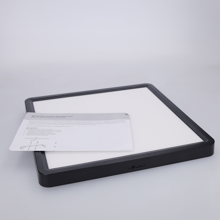 Brilagi - LED Deckenleuchte ESTELA SQUARE LED/24W/230V 31x31 cm schwarz