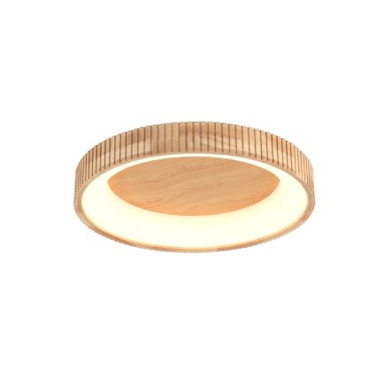 Brilagi - LED Deckenleuchte FALCON WOOD MODERN LED/40W/230V 3000/4000/6000K Ø 60 cm Holz
