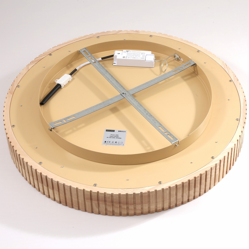 Brilagi - LED Deckenleuchte FALCON WOOD MODERN LED/40W/230V 3000/4000/6000K Ø 60 cm Holz