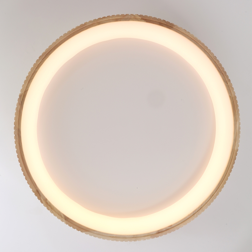 Brilagi - LED-Deckenleuchte FALCON WOOD MODERN LED/60W/230V 3000/4000/6000K Ø 80 cm Holz