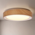 BRILAGI - LED-Deckenleuchte FLOCO LED/24W/230V Ø 30 cm Holzdekor/Weiß