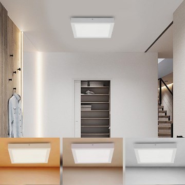 Brilagi - LED-Deckenleuchte für Badezimmer FRAME LED/24W/230V 30x30 cm 3000/4000/6000K IP44 weiß