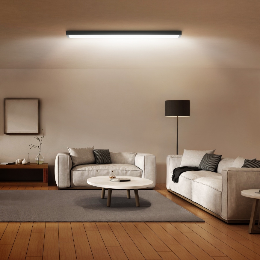 Brilagi - LED-Deckenleuchte für Badezimmer FRAME LED/50W/230V 120x30 cm IP44 schwarz