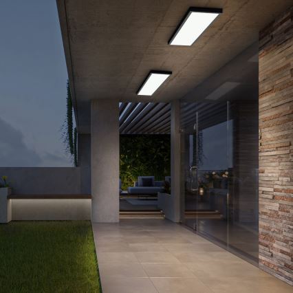 Brilagi - LED-Deckenleuchte für Badezimmer FRAME LED/50W/230V 120x30 cm IP44 schwarz