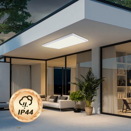 Brilagi - LED-Badezimmer-Deckenleuchte FRAME LED/96W/230V 120x60 cm 3000/4000/6000K IP44 weiß