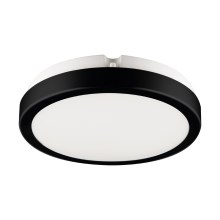 Brilagi - LED-Deckenleuchte für Badezimmer PERA LED/12W/230V d 18 cm IP65 schwarz