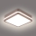 Brilagi - LED-Deckenleuchte für den Außenbereich BENE LED/18W/230V 21,5x21,5 cm braun IP54
