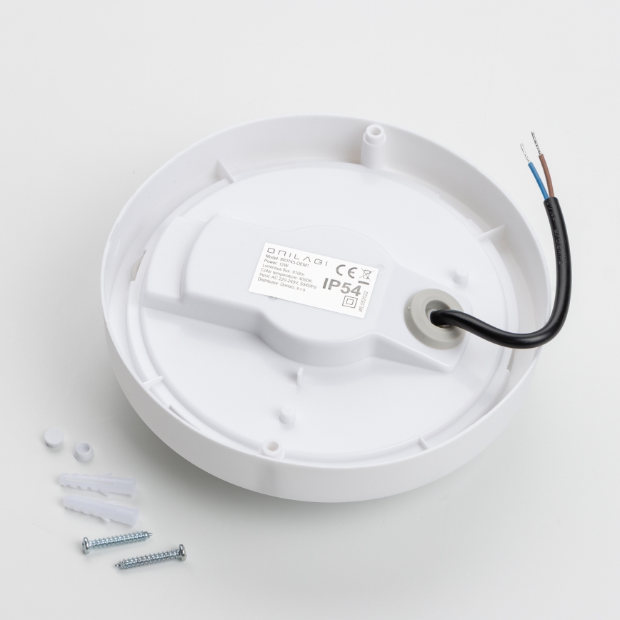 Brilagi - LED-Deckenleuchte für den Außenbereich LED/13W/230V d 17 cm IP54