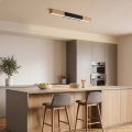 BRILAGI - LED Deckenleuchte GARDALINE LED/100W/230V 80 cm Eiche/schwarz