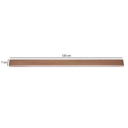 BRILAGI - LED Deckenleuchte GARDALINE LED/90W/230V 120 cm Eiche