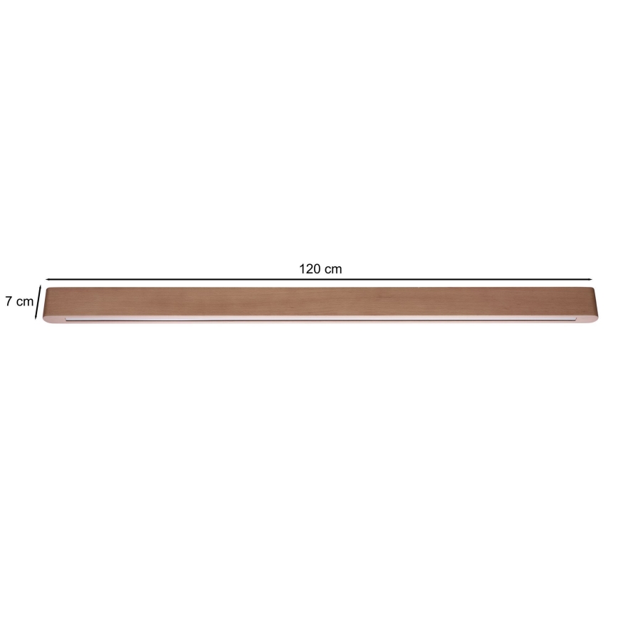 BRILAGI - LED Deckenleuchte GARDALINE LED/90W/230V 120 cm Eiche