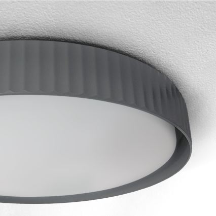 Brilagi - LED-Deckenleuchte LUCIA LED/24W/230V Ø 31 cm grau