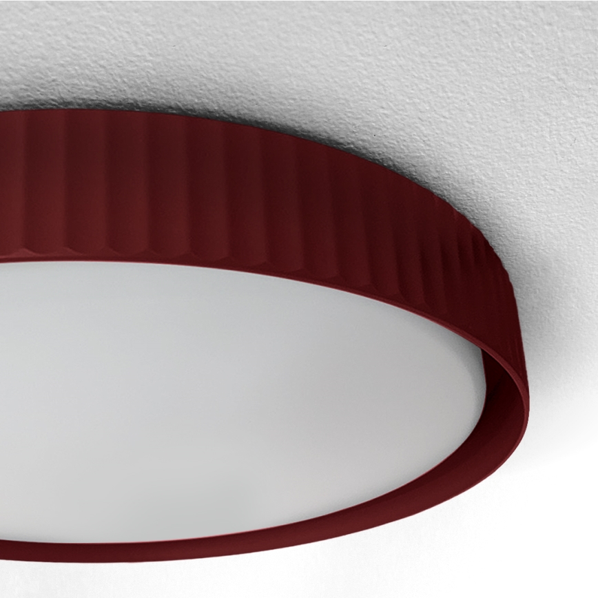 Brilagi - LED-Deckenleuchte LUCIA LED/24W/230V Ø 31 cm rot