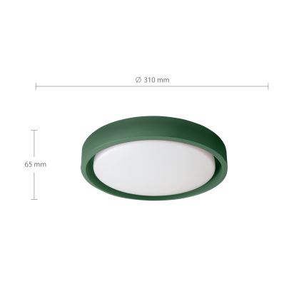 Brilagi - LED-Deckenleuchte MATTEO LED/24W/230V Ø 31 cm grün